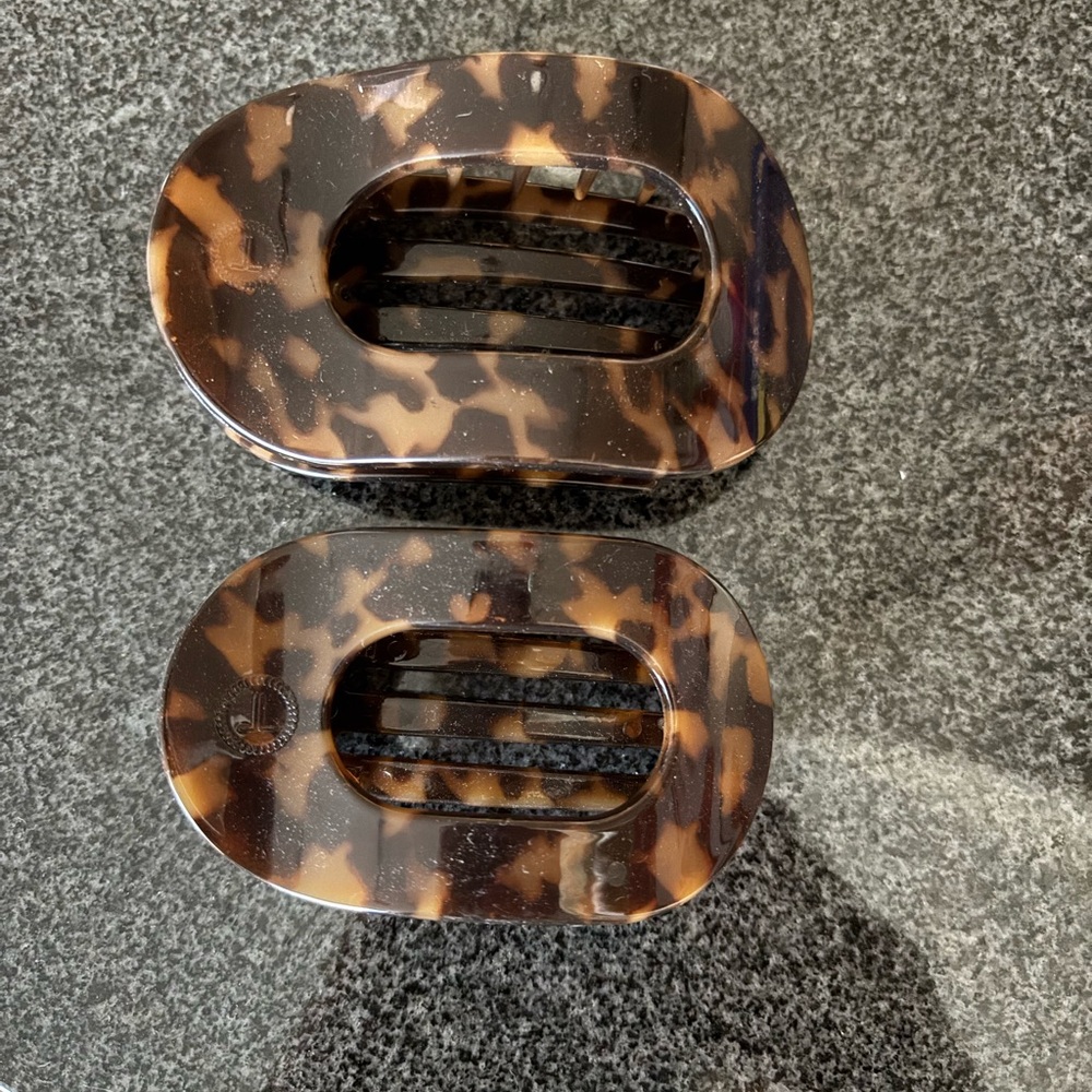 Tortoise Shell Hair Clips - Medium & Small